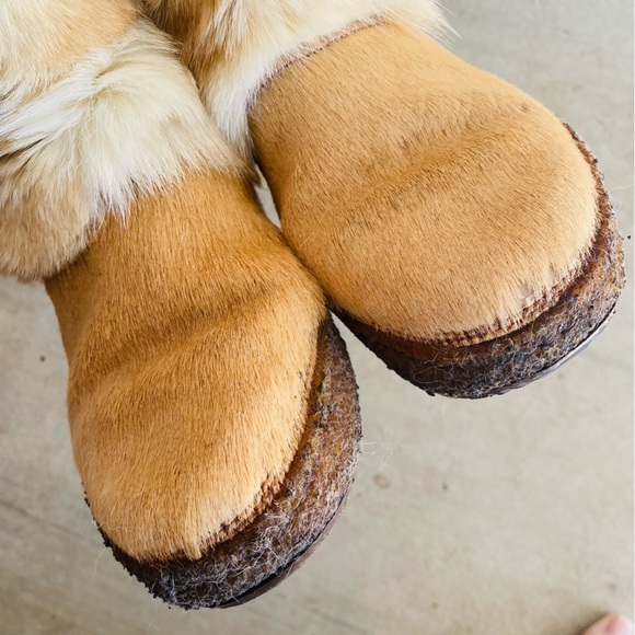 TECNICA | Brown Fur Leather Winter Boots 37 - Picture 4 of 12